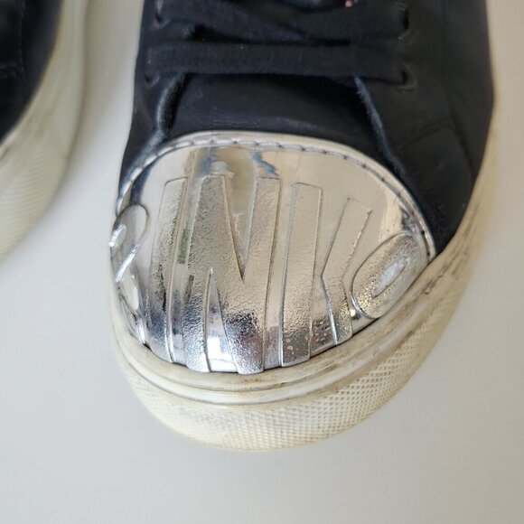 Pinko Black and Silver Sneakers - Picture 2 of 8